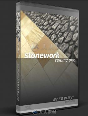 天然石砖纹理贴图合辑 ARROWAY STONEWORK TEXTURES VOLUME ONE