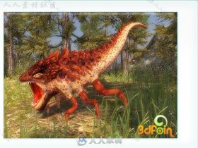 脾气暴躁的龙生物角色3D模型Unity游戏素材资源