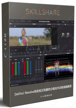 DaVinci Resolve色彩校正和颜色分级技术训练视频教程