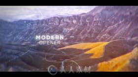 现代优雅完美的视差幻灯片相册动画AE模板Videohive Modern Parallax Opener Slide...