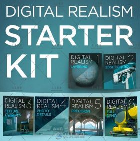 数字艺术绘画基础实例训练视频教程合辑 CTRL+PAINT DIGITAL REALISM STARTER KIT