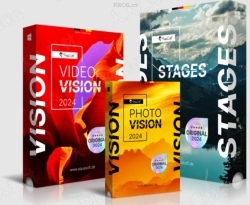 AquaSoft Stages Photo Vision Video Vision多媒体制作软件三件套V15.2.05版