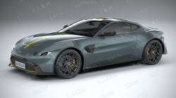 阿斯顿马丁超跑Aston Martin Vantage真实汽车高质量3D模型