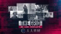 数码战争展示动画AE模板 Videohive The Grid 7810457