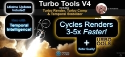 Turbo Tools渲染器稳定器合成器Blender插件V4.1.5版