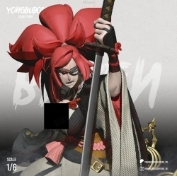 梅喧Baiken《罪恶装备》游戏雕塑雕刻手办3D打印模型