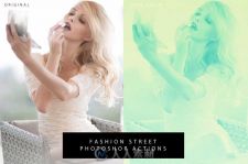 时尚潮流调色特效PS动作 Creativemarket Fashion Street Actions for Photoshop 33...