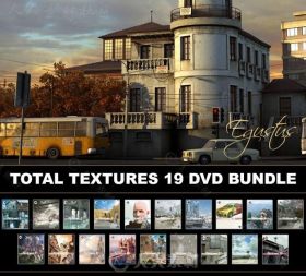 3DTOTAL出品超级纹理贴图V1-19合辑 3DTOTAL TEXTURES R2 VOLUMES 1-19