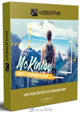 独特个性旅行照片展示幻灯片相册动画AE模板 Videohive Spirit Of Travel Slidesh...