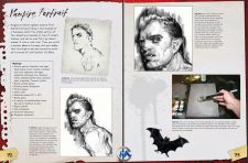 吸血鬼绘画技法书籍 How to Draw Vampires Discover the secrets to drawing paint...