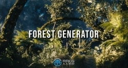 Forest Generator逼真森林程序化几何节点生成器Blender插件4.2版