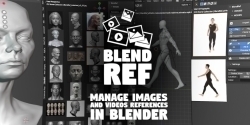 Blendref参考图素材管理Blender插件V1.7版