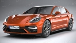 保时捷帕拉梅拉Panamera Turbo S Sport Turismo 2021款轿跑汽车3D模型