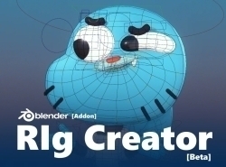 Rig Creator人物骨骼绑定Blender插件V1.2.5版