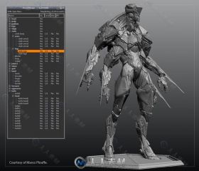 ZScene Manager模型雕刻管理Zbrush插件V1.6版 ZSceneManager 1.6 For Zbrush Win