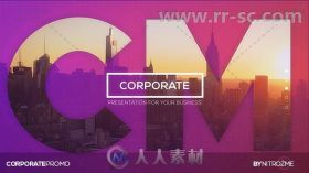 创意时尚公司企业宣传推广视频包装AE模板  Videohive Corporate Promo 20052426