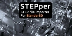 STEPper文件导入Blender插件V1.1版