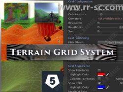 战略游戏地形网格生成器Unity游戏素材资源