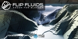 FLIP Fluids液体模拟效果Blender插件V1.8.0版