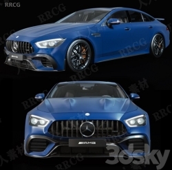 奔驰AMG GT 63 S轿跑汽车3D模型