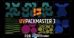 UVPackmaster Pro高效UV贴图Blender插件V3.2.6版