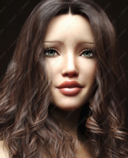 精致性感女孩妆容人物角色3D模型合集