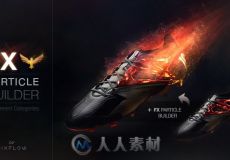 超级火焰尘埃粒子特效动画AE预设与AE模板合辑 Videohive FX Particle Builder Fire...