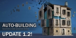 Auto-Building自动建筑构建Blender插件V1.2.3版