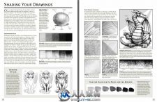 《神话怪兽绘画教学书籍》The Art of Drawing Dragons Mythological Beasts and Fa...