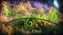 唯美万物复苏Logo演绎动画AE模板 Videohive Spring Leaves Logo 10984145