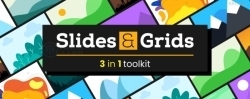 Slides Grids动态网格相册动画视频墙AE脚本V1.0版