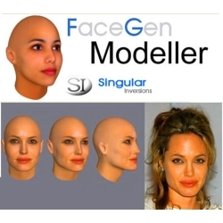 FaceGen Artist Pro脸部照片转换模型制作软件V3.12版