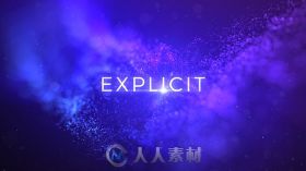 唯美梦幻粒子线条标题动画电影开场AE模板Videohive Explicit - Unique Titles 193...