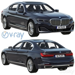 宝马BMW 750Li轿车汽车3D模型