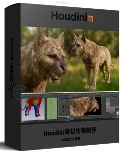 Houdini影视级奇幻生物制作工作流视频教程