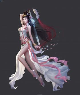 CG美女插画原画赏析