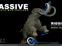 《Blender猛犸象骨骼制作视频教程第一季》cmiVFX Blender Massive Mammoth Masterc...