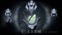 外星人Logo演绎动画AE模板 Videohive Alien Logo Reveal 6657908 Project for Afte...