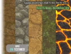 自然环境中常见表面材质纹理Unity游戏素材资源