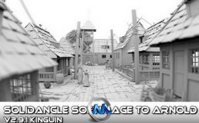 Softimage照明系统插件ArnoldV2.9.1版 SolidAngle Softimage to Arnold (Sitoa) v2...