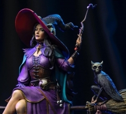 邪恶女巫游戏角色雕塑3D打印模型