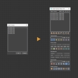 Smart Camera View智能相机视图3dmax脚本V3.77版