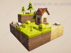沙盒RPG游戏可视化脚本Unity游戏素材资源
