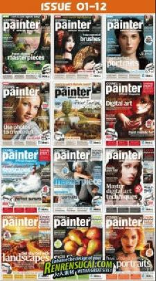 《CorelPainter官方指南书籍合辑》Corel Painter Official Magazine Issue 1-12