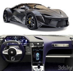 芬尼尔Fenyr Supersport Wmotors中东超跑汽车3D模型