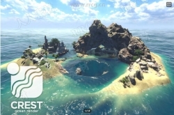 光传输海洋水模拟丰富系统Unity游戏素材资源