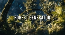 Forest Generator逼真森林程序化几何节点生成器Blender插件