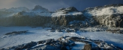 逼真冰雪山脉自然环境场景UE游戏素材