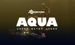 Aqua Under Water海底世界场景Blender插件V1.2.1版